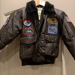 Boys 8-10 WWII style bomber jacket